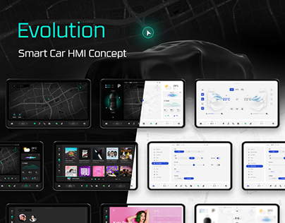 Evolution | Smart Car HMI UI·UX Design