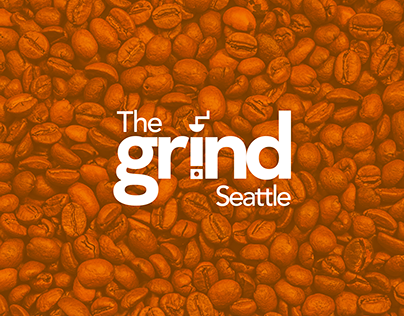 The Grind Coffee Shop Logo