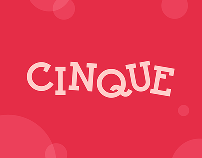 CINQUE | NEW FONT!