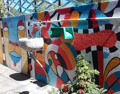 Wall painting - Pintura mural (Alentejo, Portugal)