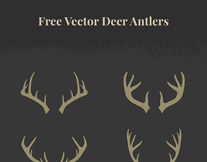 Free Vector Deer Antlers