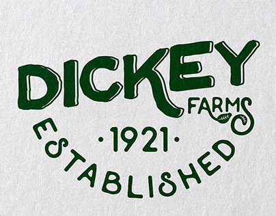 logo design for dickey farm