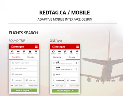 Redtag.ca Mobile Design