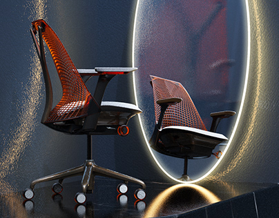 Herman Miller Sayl Chair Visualisations