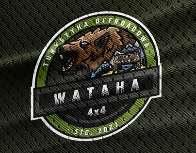 Wataha 4x4 Mascot Logo