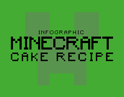 Infografia minecraft cake