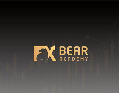 fx bear academy logo & identity - egypt