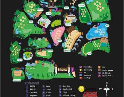 map for giza zoo