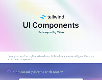 Tailwind UI Component Redesign