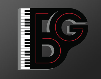 Piano logo for Brady Goss