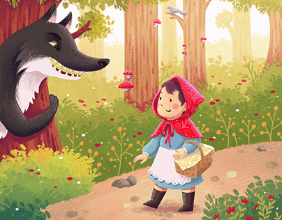 Little Red Riding Hood | Children's Illustration