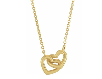 Introducing Our Interlocking Heart Necklace