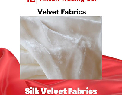 Buy silk velvet fabrics on wholesale price | htcsilk