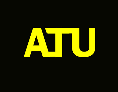 ATU letter logo design
