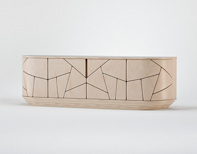 Plywood sideboard design
