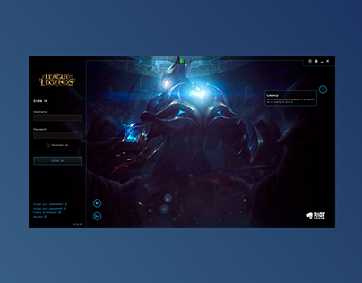 LoL Launcher Redesign #_thedesignproject Day 15 / 30