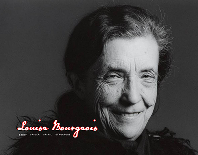 Louise Bourgeois - Web Design