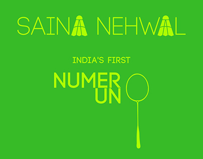 Saina Nehwal, 1st Indian #1 in Badminton in the world