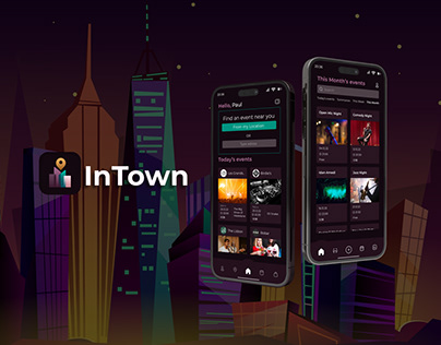 InTown - Events App - UX/UI Design