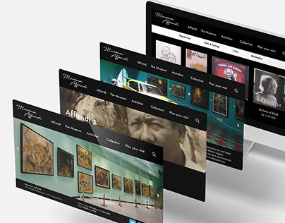 Affandi Museum Web Redesign - Multimedia Project