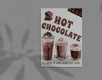 Poster for Hot Chocolate cafe
