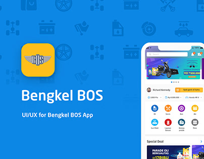 UI/UX for Bengkel BOS App