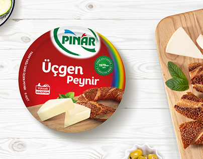 Pınar Üçgen Peynir Packaking Design