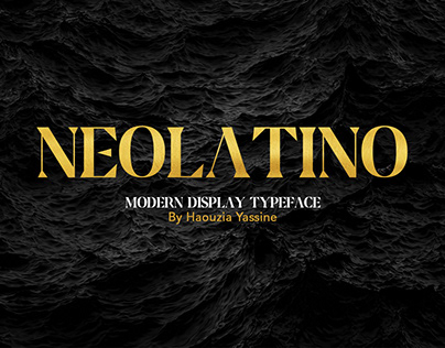 NEOLATINO modern display typeface free