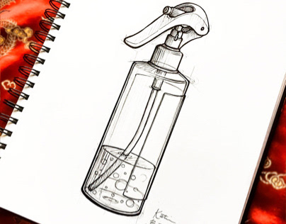 Spray Bottle Sketch