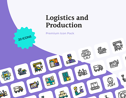 Logistics & Production - Icon Pack