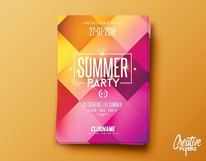Summer Party | Psd Flyer Template