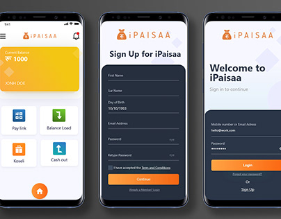 UI and UX Design and Prototyping for Ipaisaa