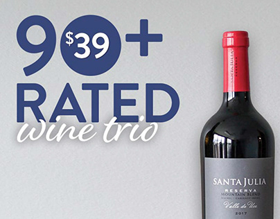 90+ Rated Wine Trio | ABC Fine Wine & Spirits