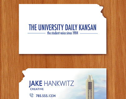University Daily Kansan Business Cards