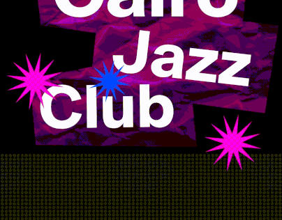Poster design for Cairo Zoom Jazz Club