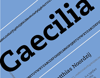 Project 2: Caecilia Typeface Poster (DES016-002)