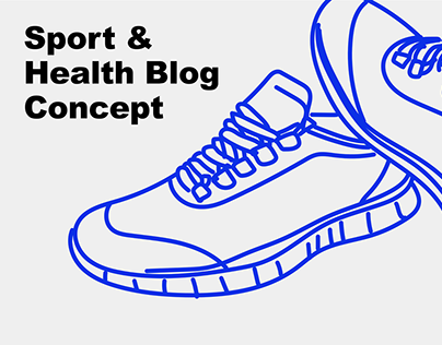 Power. — Sport & Health Portal Concept