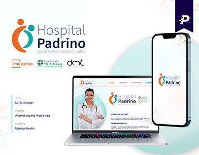 Project thumbnail - Hospital Padrino. UI/UX Project