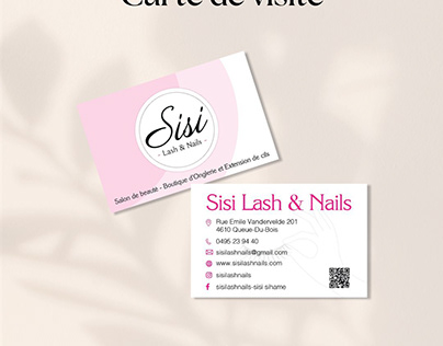 Carte de Visite Sisi lash & nails