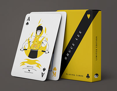 Bruce Lee Custom Playing Cards