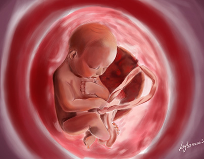 Fetus painting