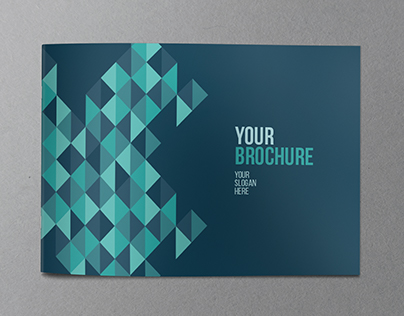 Colorful Triangle Pattern Brochure