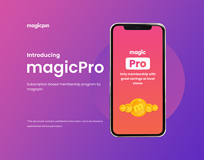 magicPro User Journey