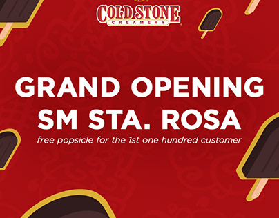Cold Stone Creamery PH | Branch Opening
