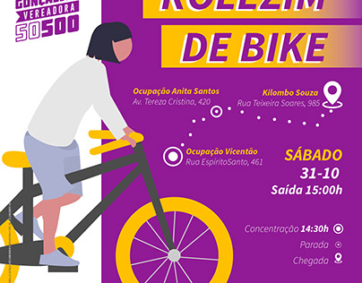 Flyer | Bella Gonçalves - Rolezim de bike