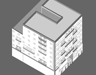 Oblique Perspective Building