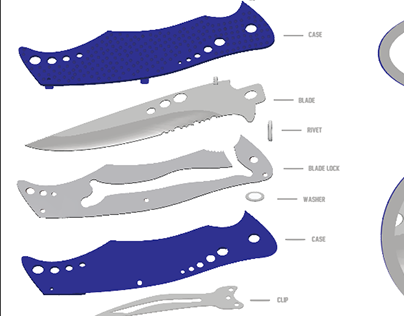 Exploded View - Pocket Knife Final