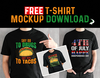 Free T-shirt Mockup Download | Free Mockup for T-shirt