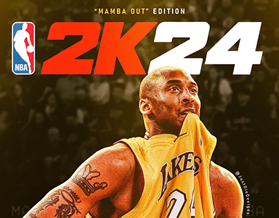 NBA 2K24// "Mamba Out" Edition // Cover Design