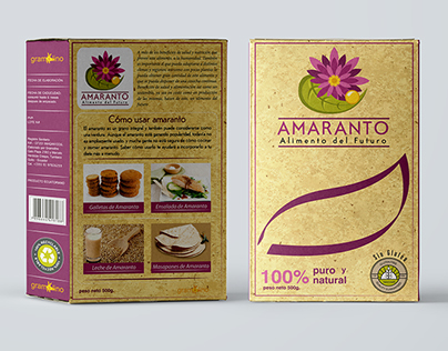 Diseño y creación de Packaging

Producto - Amaranto